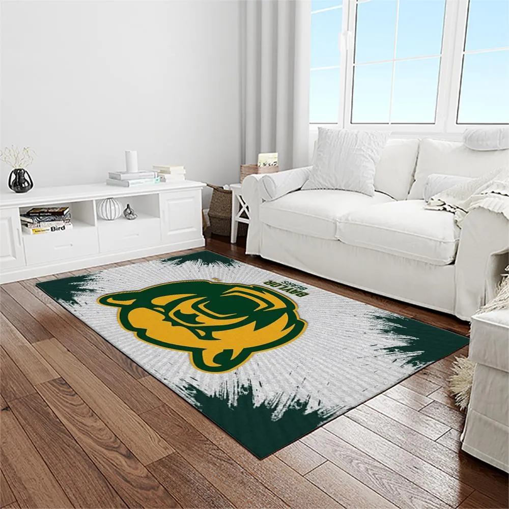 NCAA Baylor Bears Sport Basketball And Foolball Team Logo Rectangle Area Rug 770GM-3977