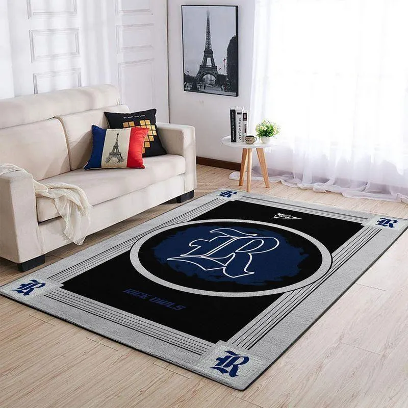 Rice Owls Area Rugs Ncaa Football Basketball Living Room Carpet 20030352 754CY-1988