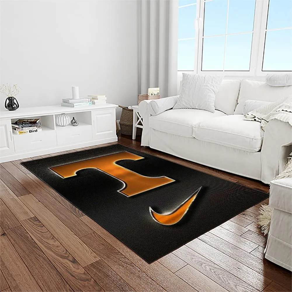NCAA Tennessee Volunteers College Sport Basketball And Foolball Team Logo Rectangle Area Rug 914SA-2975