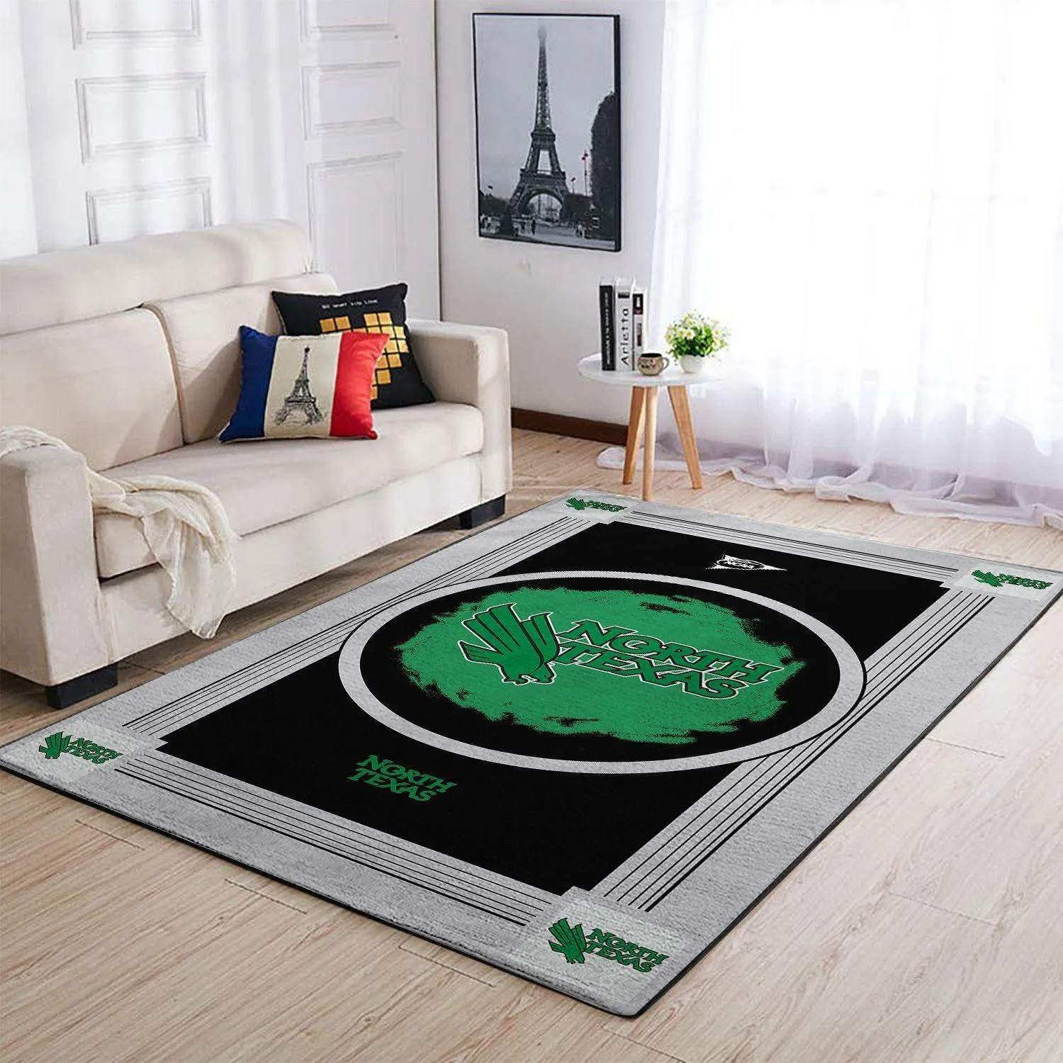North Texas Mean Green NCAA Home Decor Carpet Rug Living Room 2003272 954TA-1414