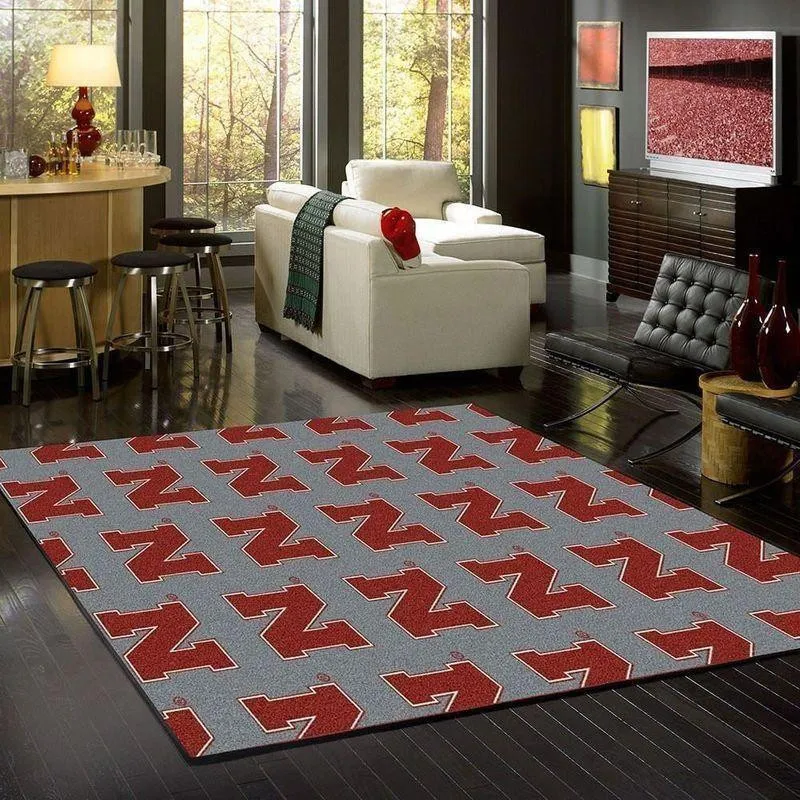 NCAA Nebraska Cornhuskers Carpet Living Room Rug Regtangle Carpet V8313 252MH-2706