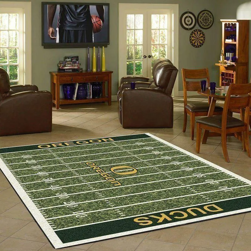 Oregon Ducks Home Field Area Rug Carpet Living Room Rug Regtangle Carpet 632KR-9336