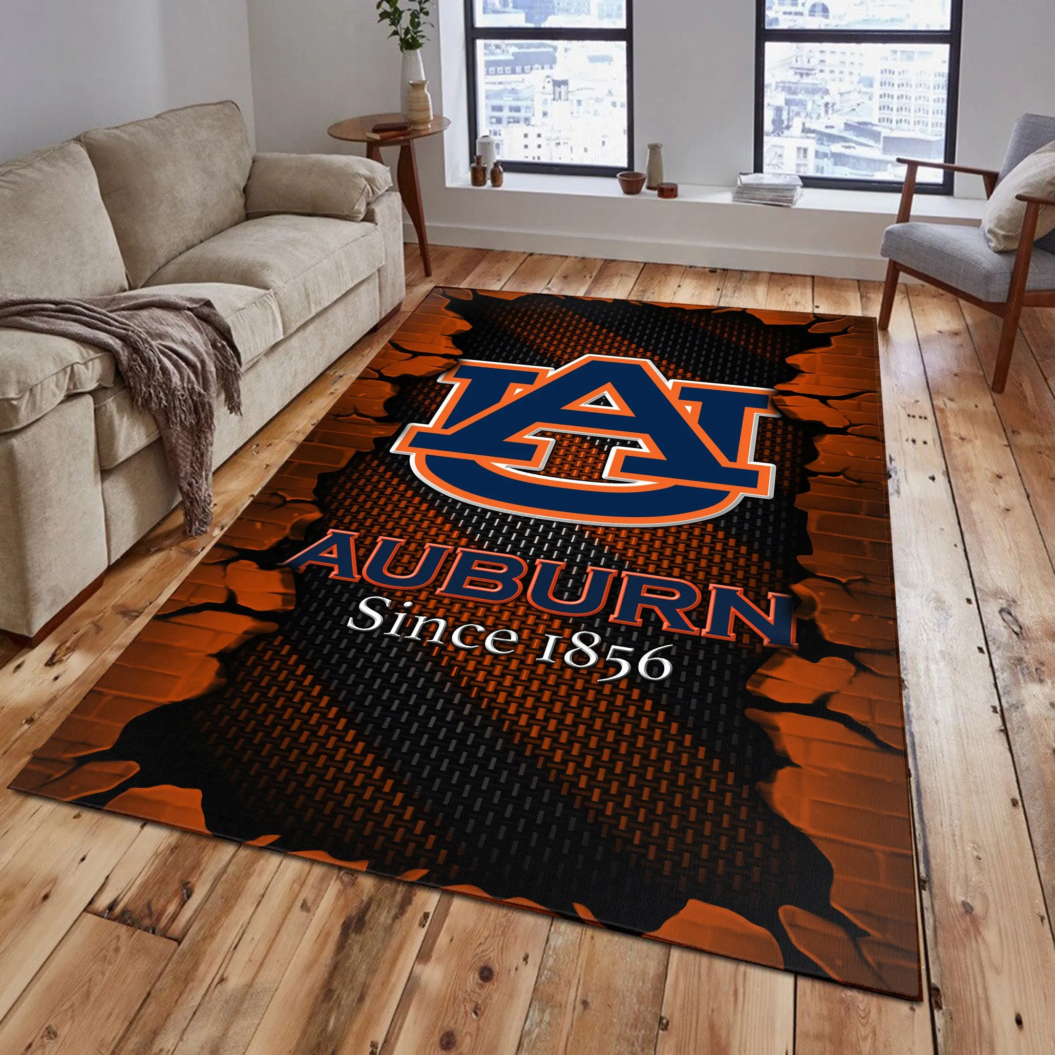 NCAA New Release Auburn Tigers Area Rug Living Room Carpet Regtangle 378AV-6296