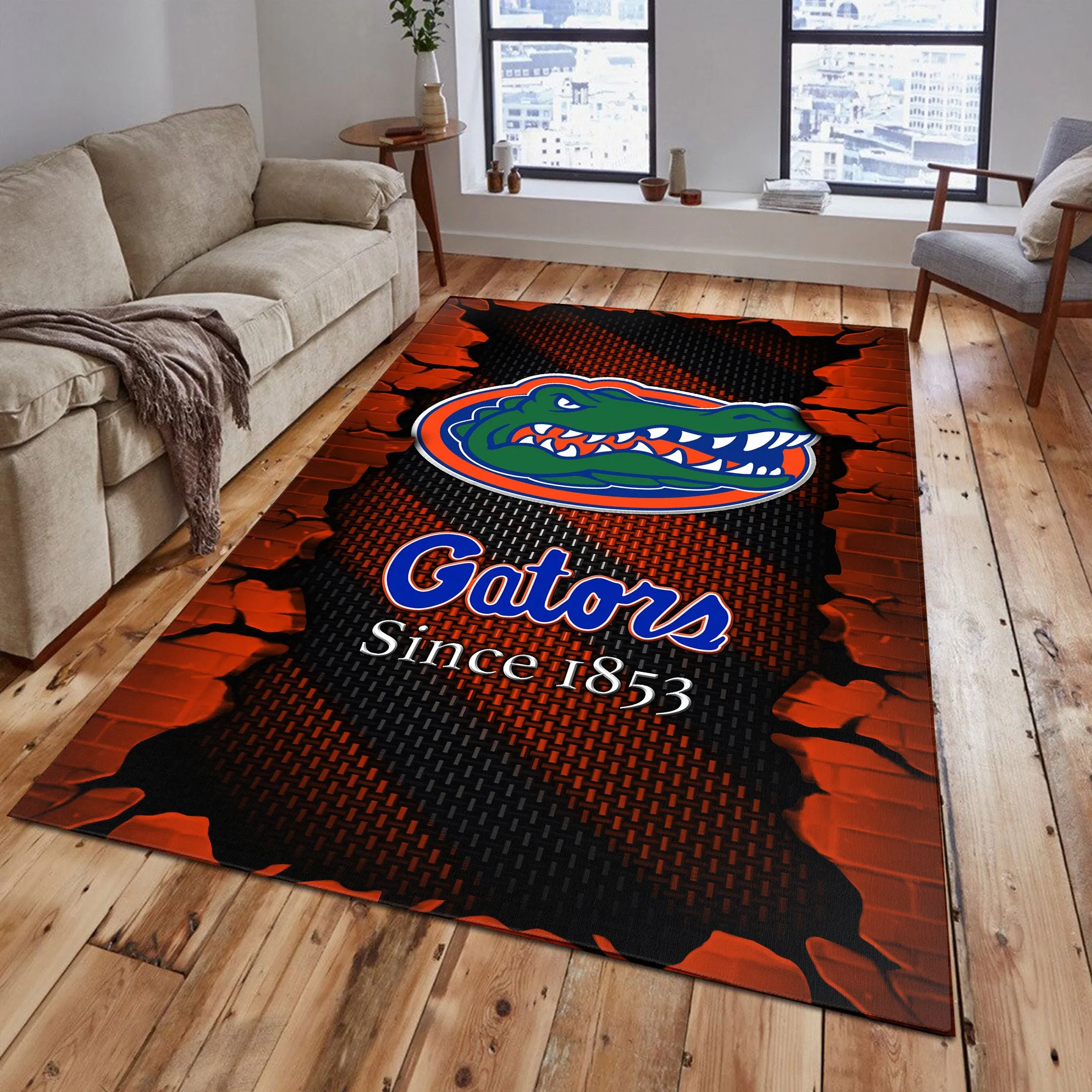 NCAA New Release Florida Gators Area Rug Living Room Carpet Regtangle 474SY-9223
