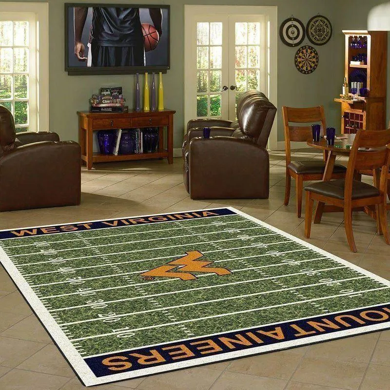 West Virginia Mountaineers Carpet Living Room Rug Rectangle Carpet 908OC-2395