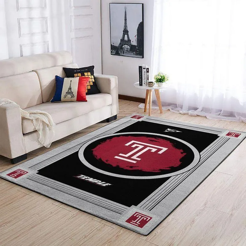 Temple Owls Area Rugs Ncaa Living Room Carpet 20030356 Rug Regtangle Carpet 476JD-5320