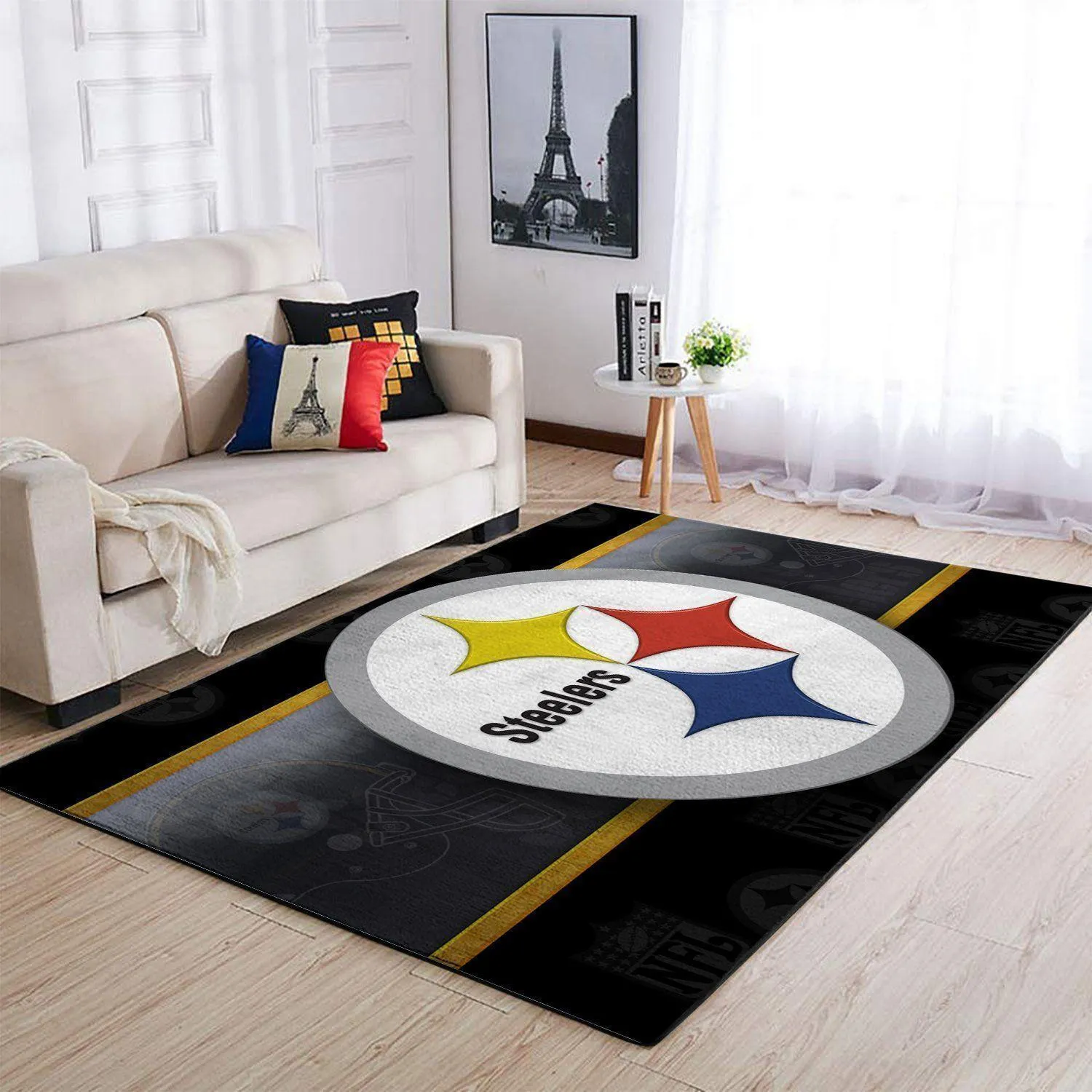 Pittsburgh Steelers Area Rug NFL Football Rug Regtangle 558HF-5023