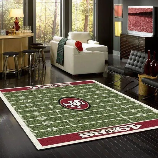 San Francisco 49ers NFL Football Carpet Living Room Rug Regtangle Carpet 844TO-6007