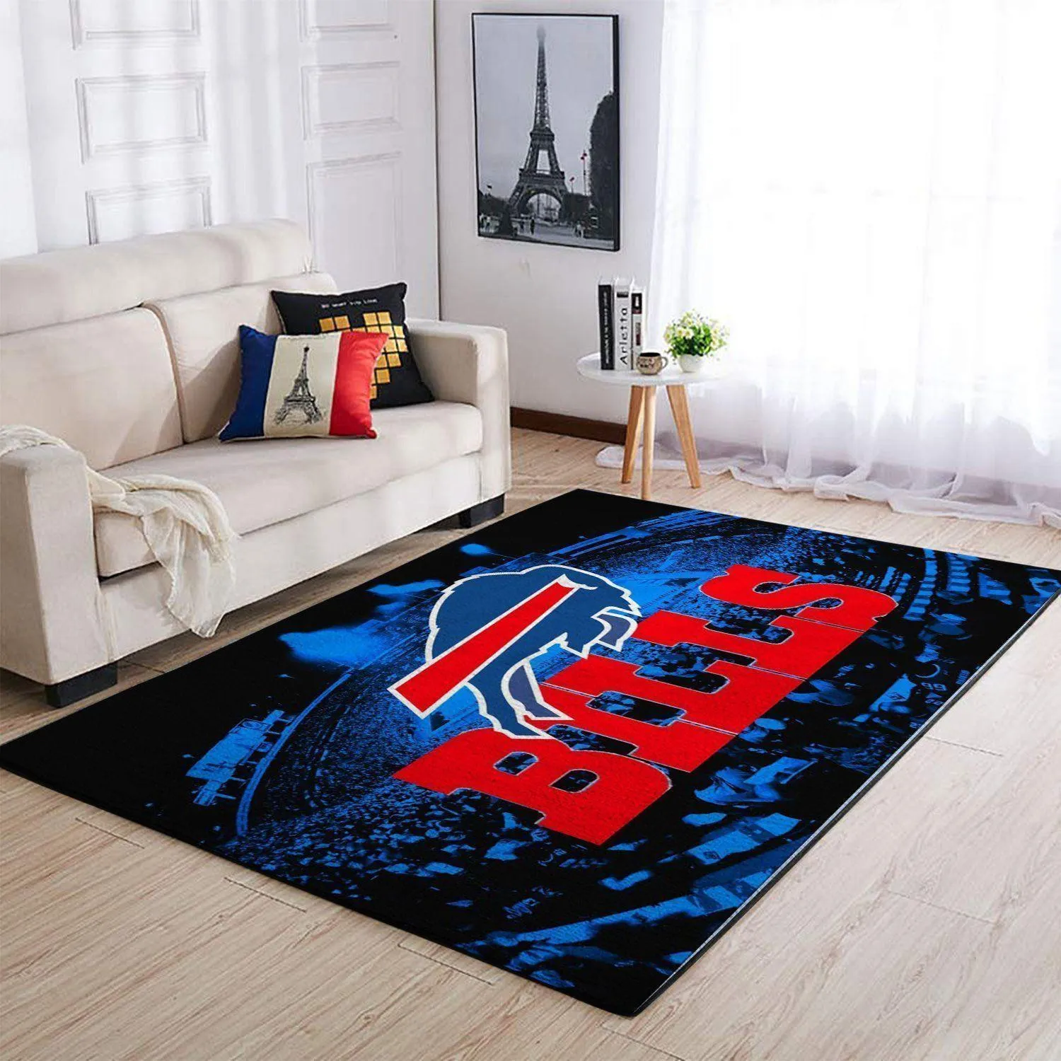 NFL Buffalo Bills Team Logo Area Rug Living Room Rug Home 932VD-3559