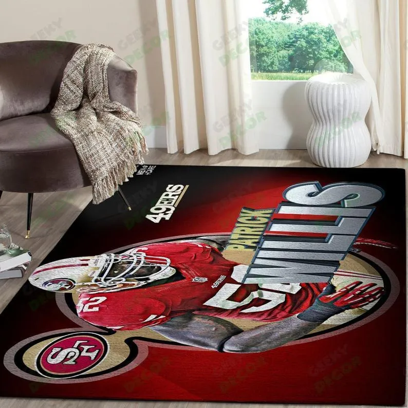 San Francisco 49ers Super Bowl Football Area Rug Floor Decor The Us Decor 863CS-3917