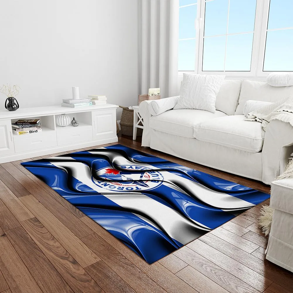 MLB Toronto Blue Jays Baseball Team Logo Rectangle Area Rug 587SY-8259