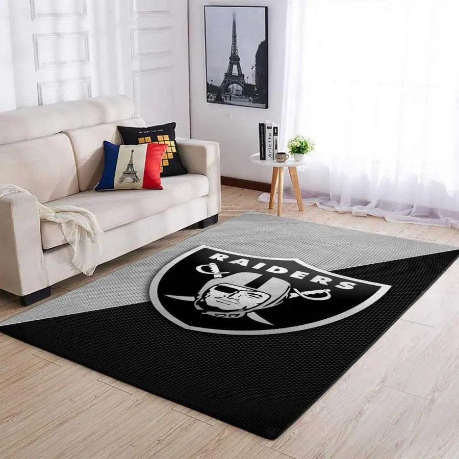 NFLLas Vegas Raiders Area Rug Football Living Room Carpet Sports Floor 310ZP-4156