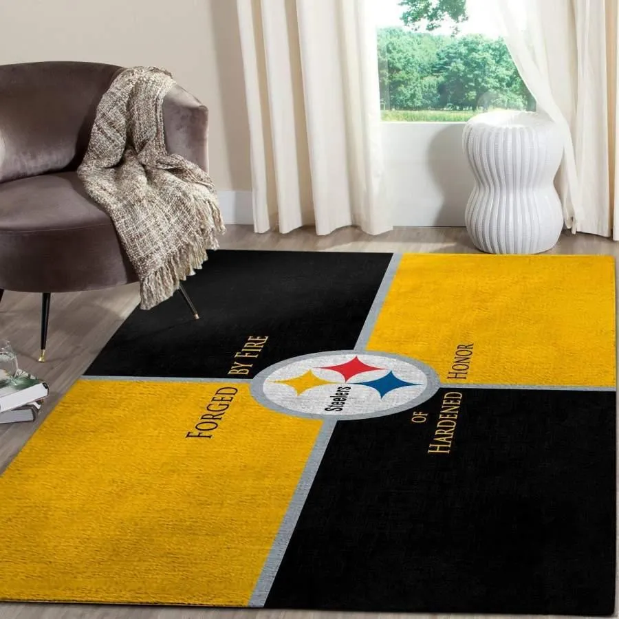 NFLPittsburgh Steelers Team Logo Carpet Rug Living Room 185XF-1795