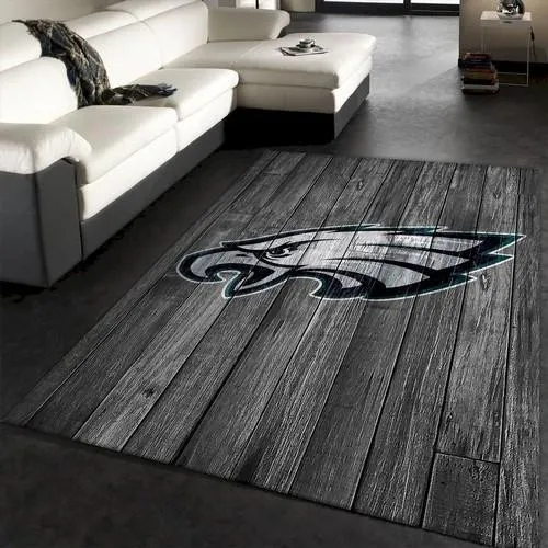 Philadelphia Eagles Nfl Team Logo Grey Wooden Style Style Nice Gift 397SS-2599