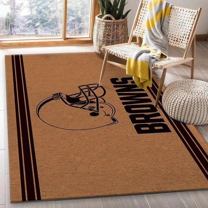 NFL Cleveland Browns Area Rug Football Rug Carpet Floor Decor Home Decor 107BC-4460