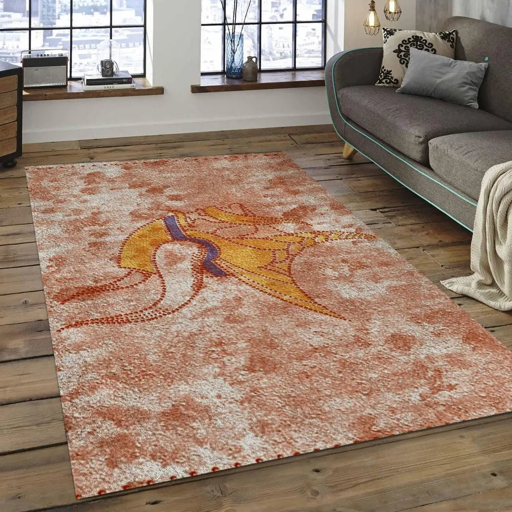 NFL Minnesota Vikings Football Team Logo Rectangle Area 851MF-3366