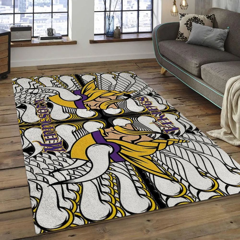 NFL Minnesota Vikings Football Team Logo Rectangle Area 725QP-2516