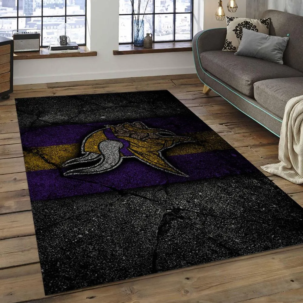 NFL Minnesota Vikings Football Team Logo Rectangle Area 193EV-3598