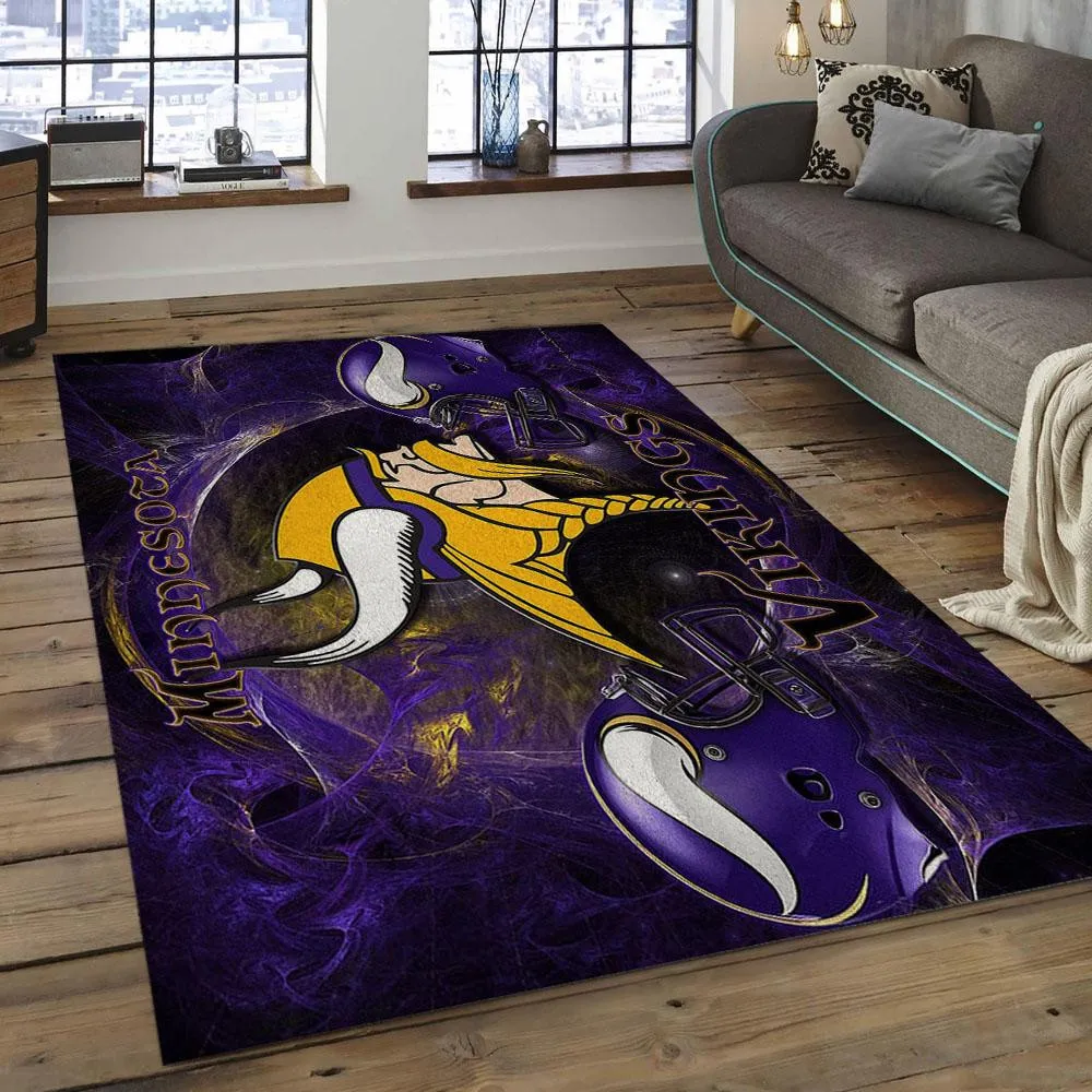 NFL Minnesota Vikings Football Team Logo Rectangle Area 137CK-8181