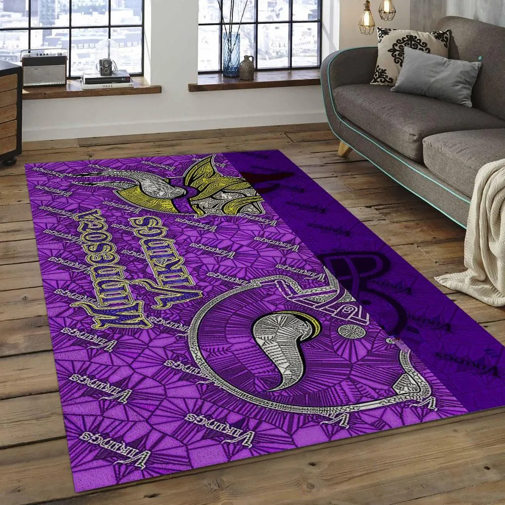 NFL Minnesota Vikings Football Team Logo Rectangle Area 110CK-5883