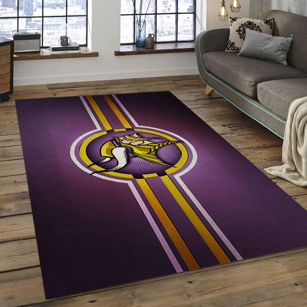 NFL Minnesota Vikings Football Team Logo Rectangle Area 387AJ-5604