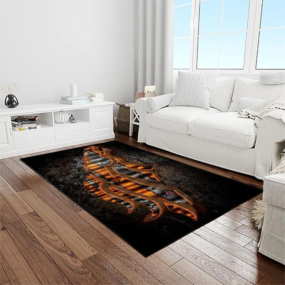 NFL Denver Broncos Football Team Logo Rectangle Area Rug 758YT-7087