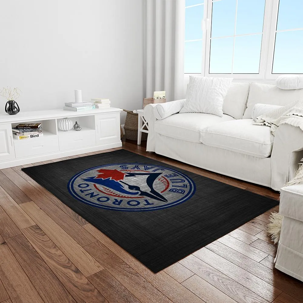MLB Toronto Blue Jays Baseball Team Logo Rectangle Area Rug 811FH-1066