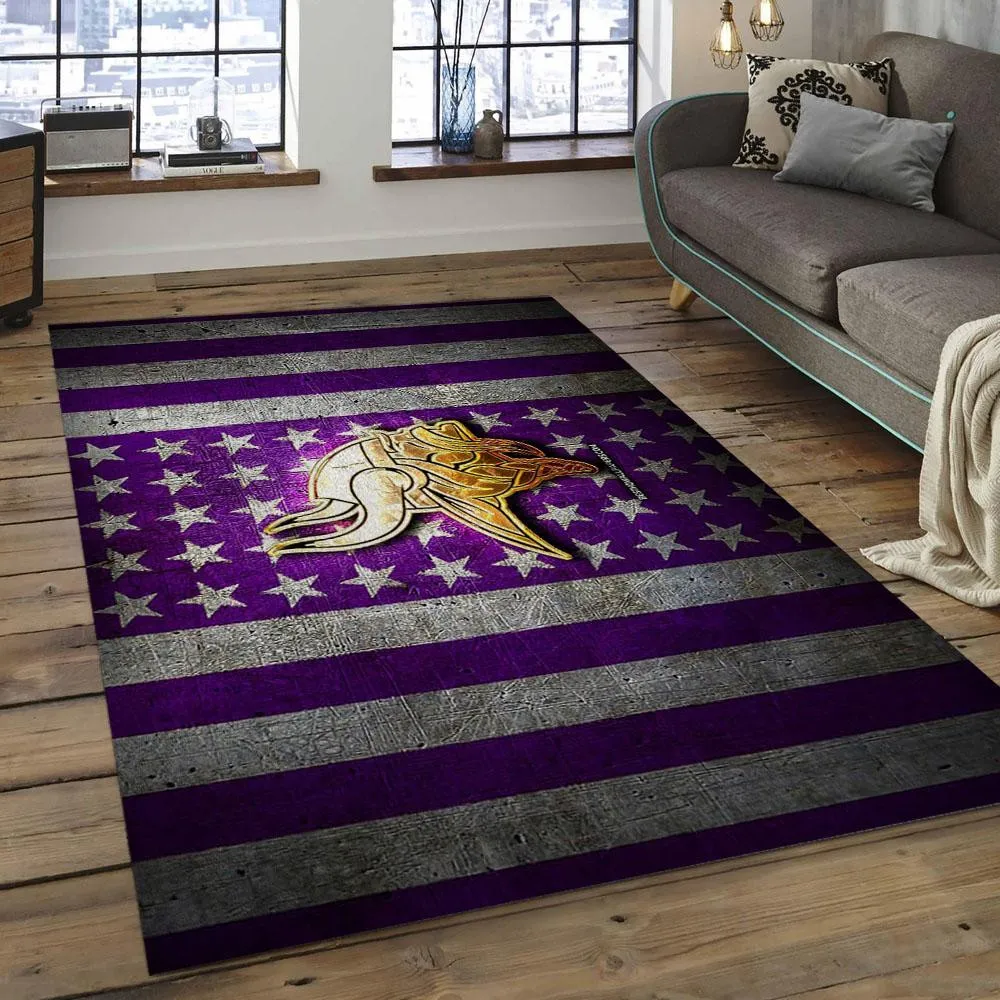 NFL Minnesota Vikings Football Team Logo Rectangle Area 857FO-7926