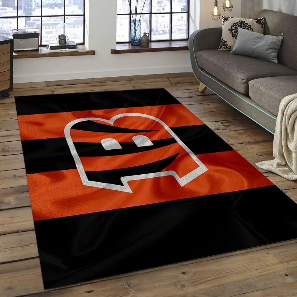 NFL Cincinnati Bengals Football Team Logo Rectangle Ares Rug 189IV-3944