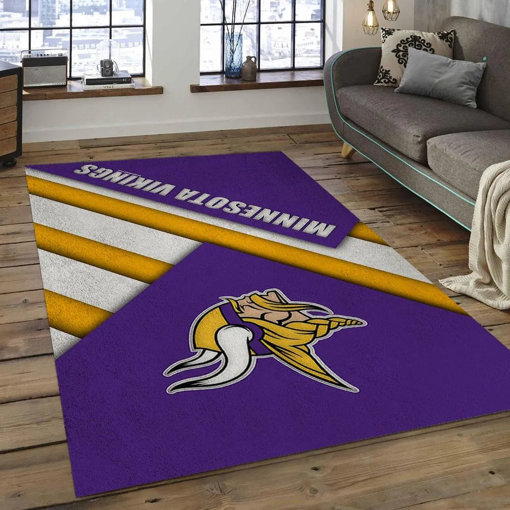 NFL Minnesota Vikings Football Team Logo Rectangle Area 526TY-6096
