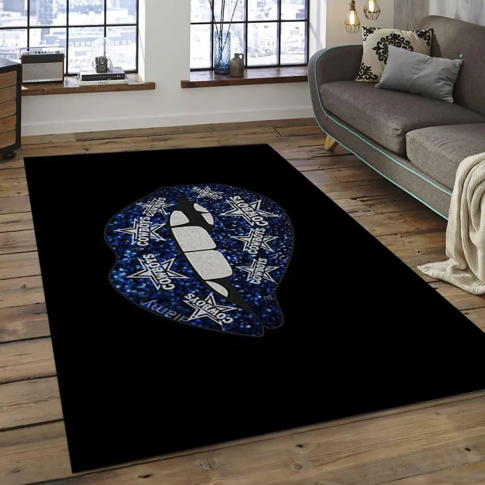 NFL Dallas Cowboys Football Team Logo Rectangle Area Rug 706HB-8950