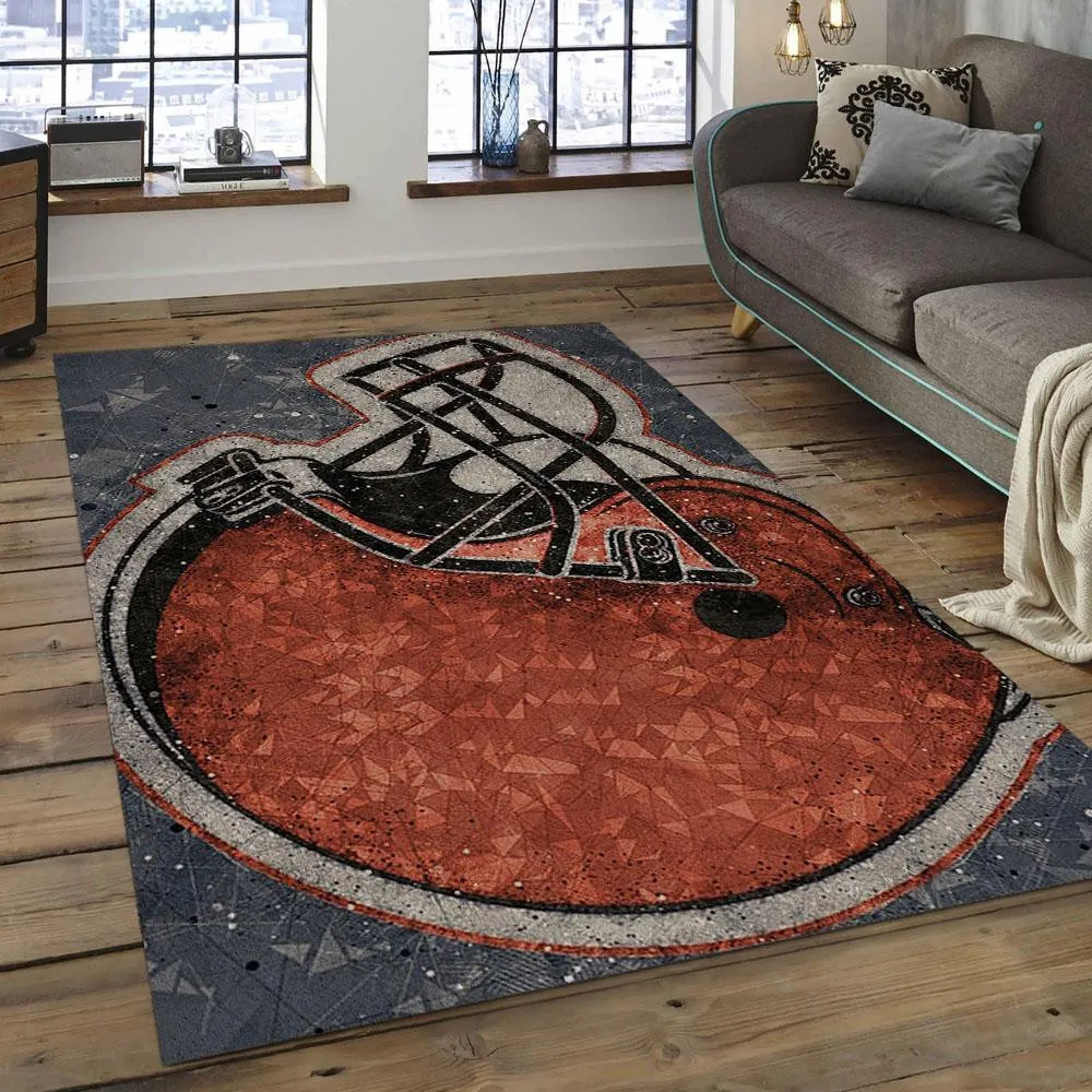 NFL Cleveland Browns Football Team Logo Rectangle Area Rug 433AB-5937