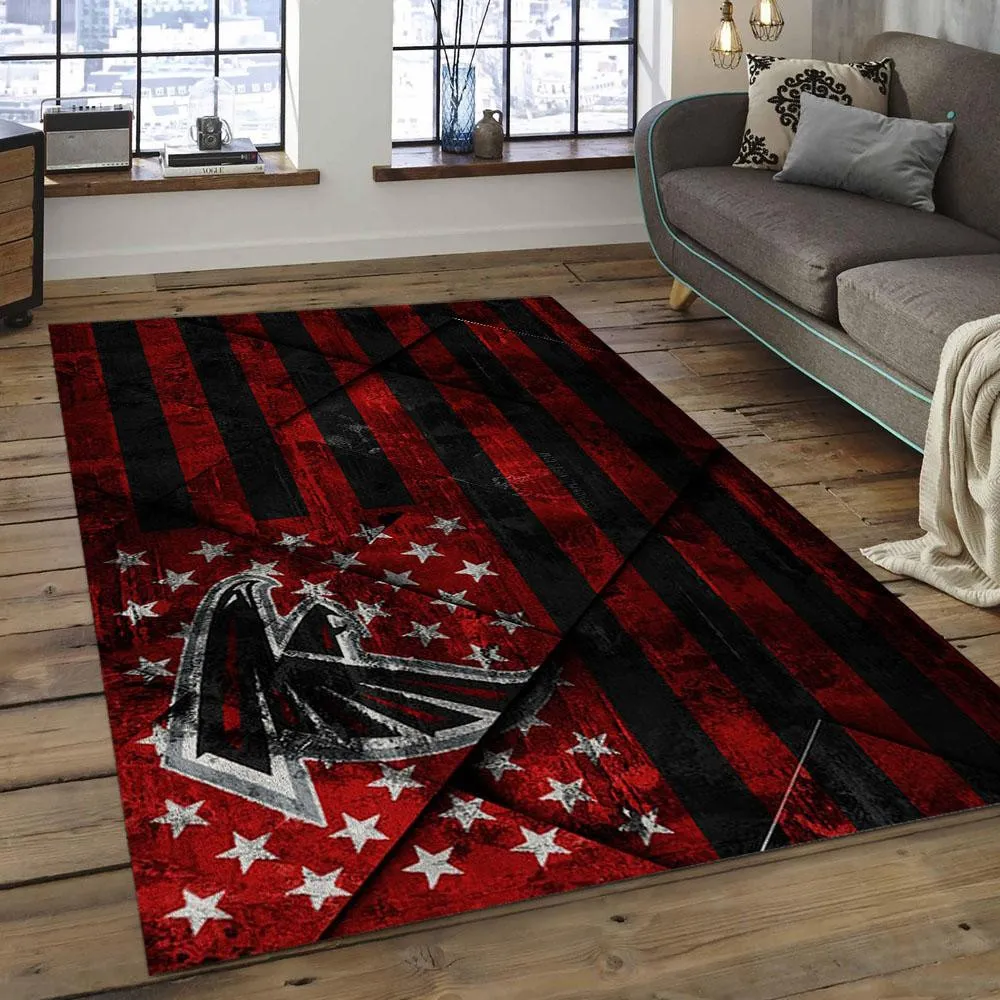 NFL Atlanta Falcons Football Team Logo Rectangle Area Rug 472QM-6358