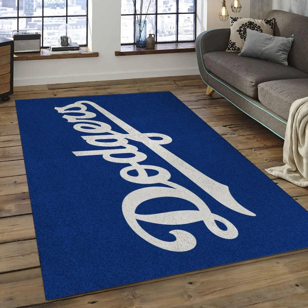 MLB Los Angeles Dodgers Baseball Team Logo Rectangle Area 667TD-4278