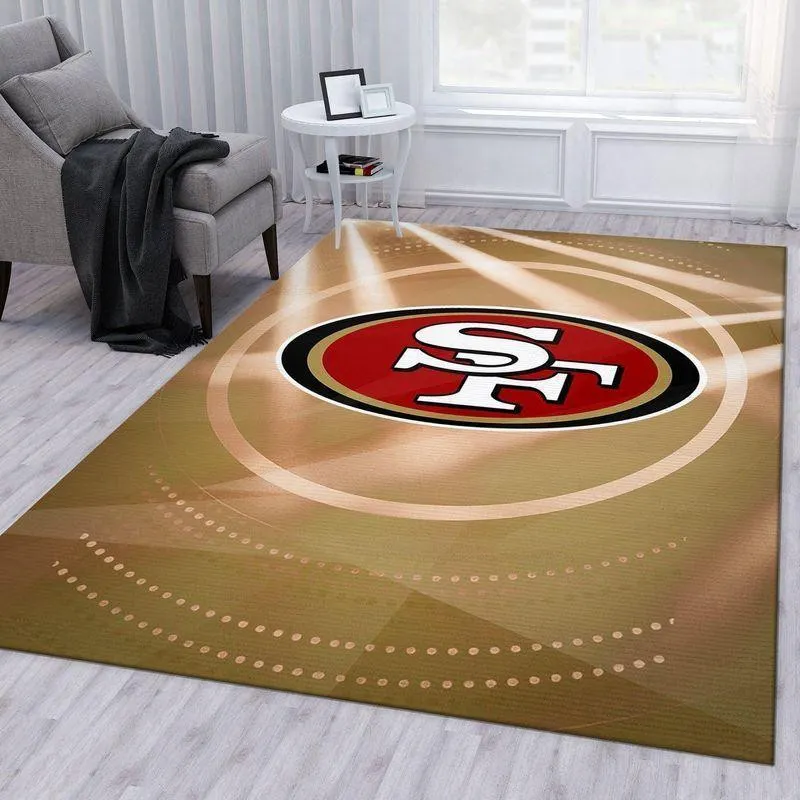San Francisco 49ers NFL 13 Area Rug Living Room Bedroom Rug Regtangle 714FY-5661