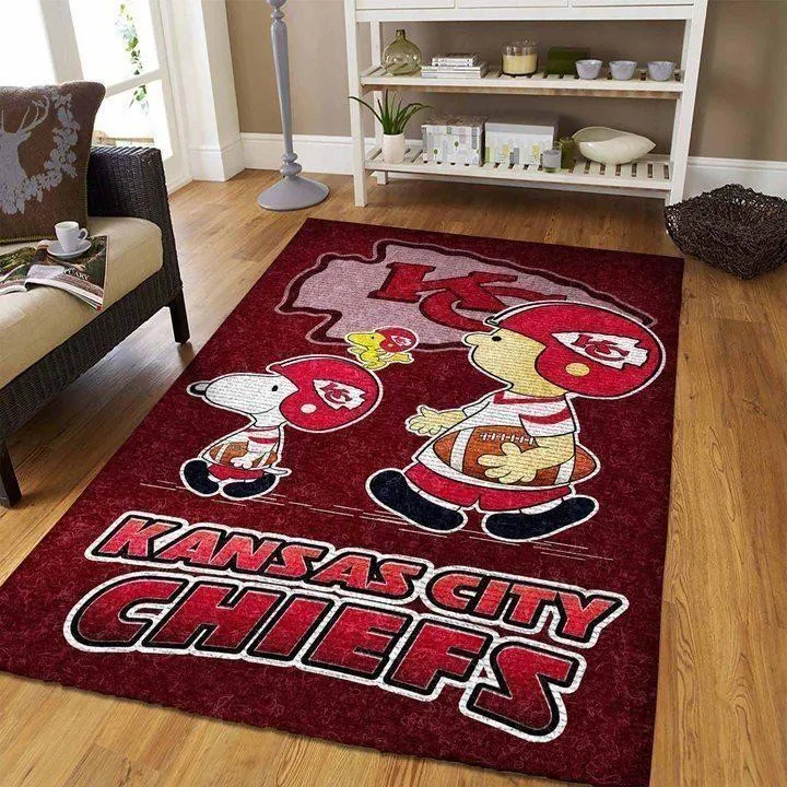 Kansas City Chiefs NFL Football Living Room Rug Regtangle Carpet 201BD-4963