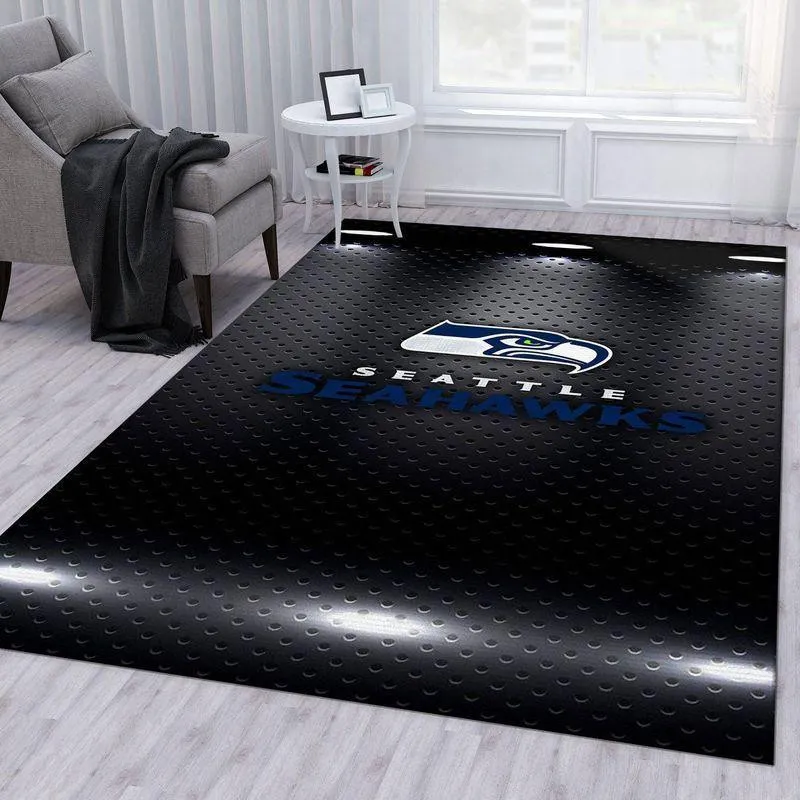 NFL Seattle Seahawks Football Sport Rug Area Rug Living Room Home Decor 108YQ-2215