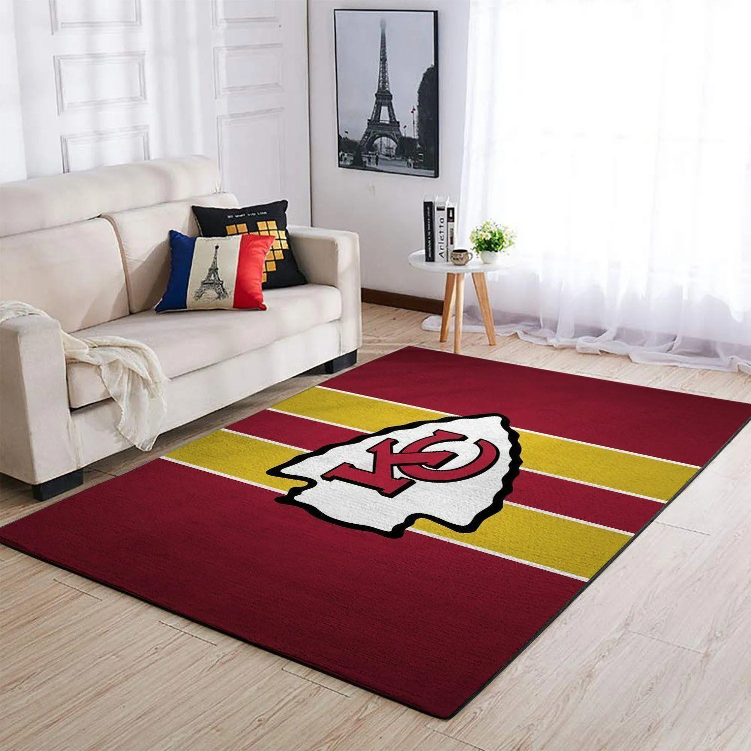 Kansas City Chiefs NFL Football Carpet Living Room Rug Regtangle Carpet 109PT-2175