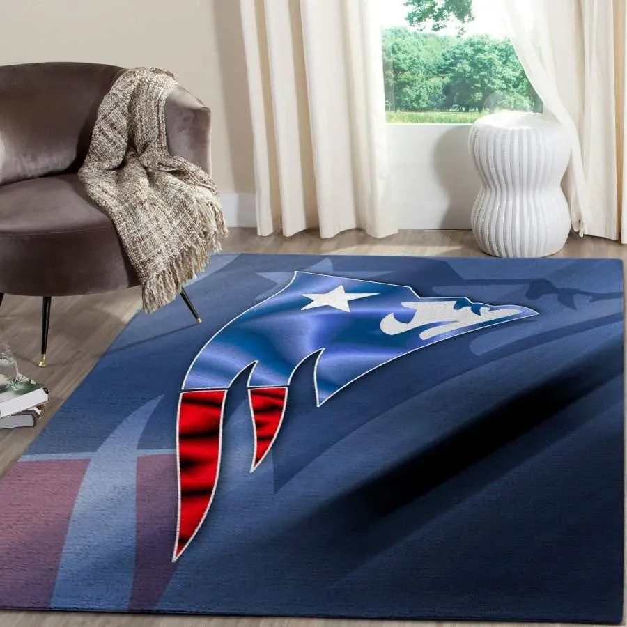 NFL New England Patriots Team Logo Carpets For Living Room 479PE-9126
