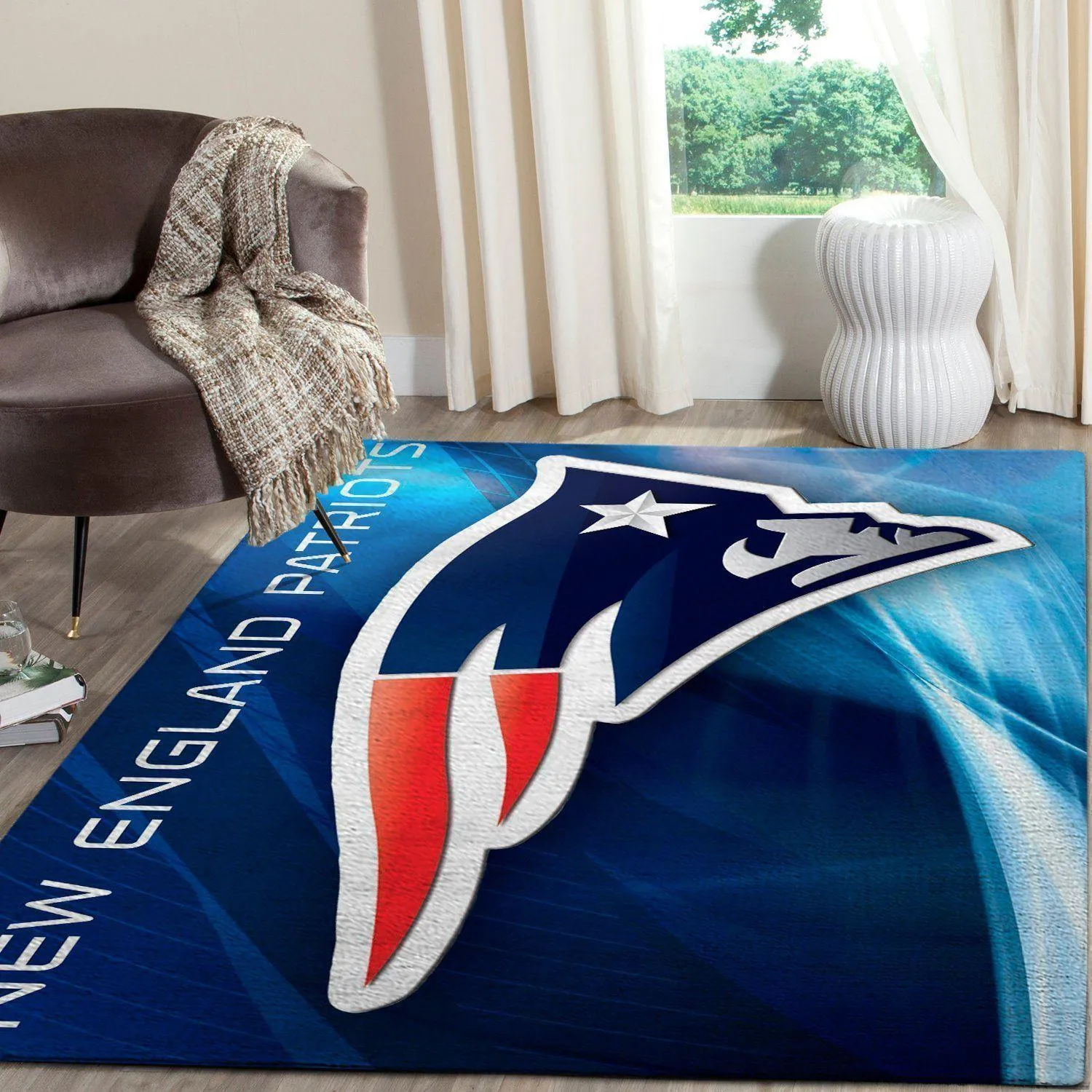 New England Patriots NFL Football Carpet Living Room Rug Regtangle Carpet 771MS-7071