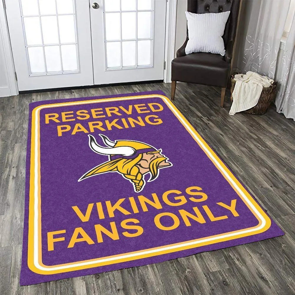 NFLMinnesota Vikings Parking Sign Dhcld1109 Rug Living Room Rug Home 541UA-1232