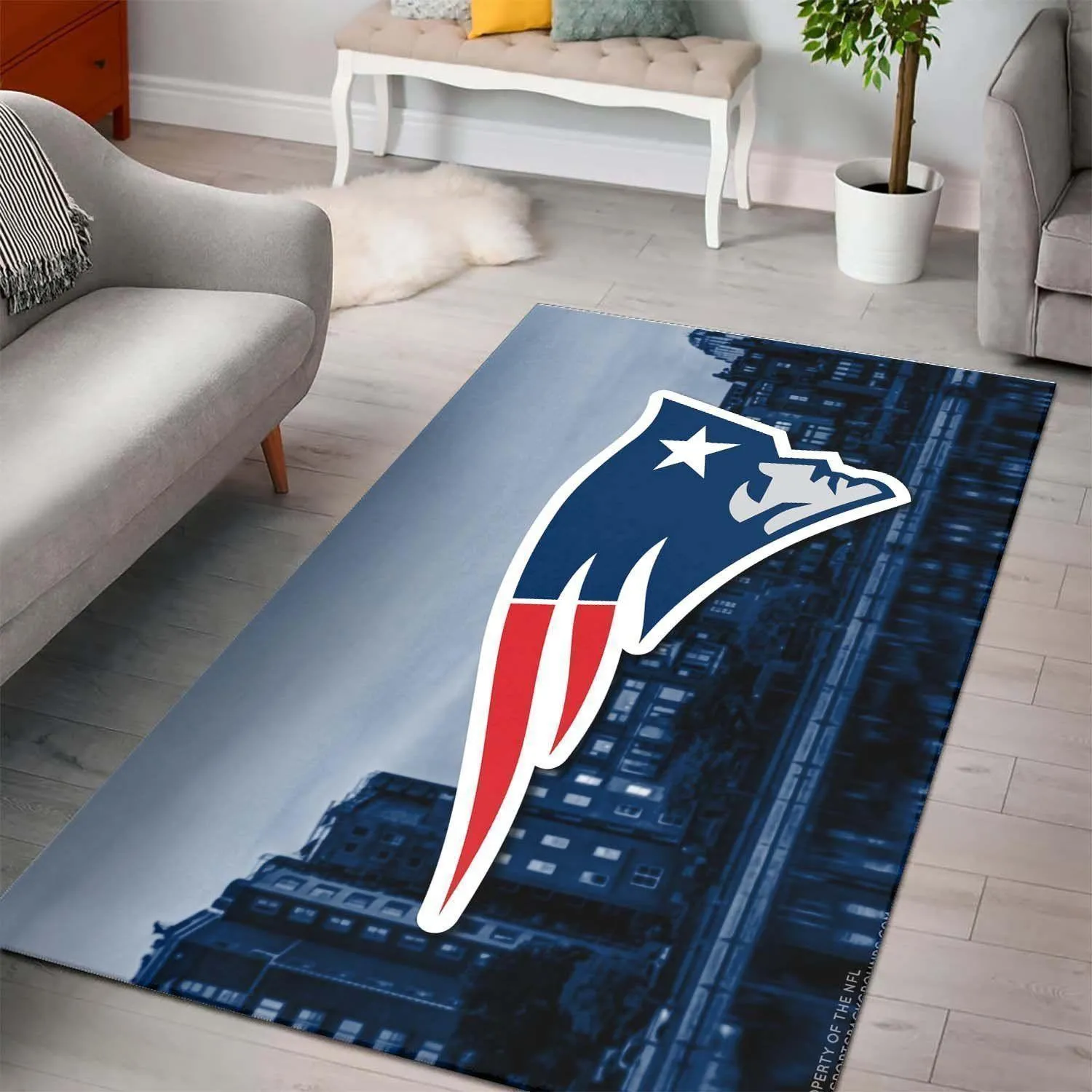 New England Patriots NFL Football Carpet Living Room Rug Regtangle Carpet 351DI-4055