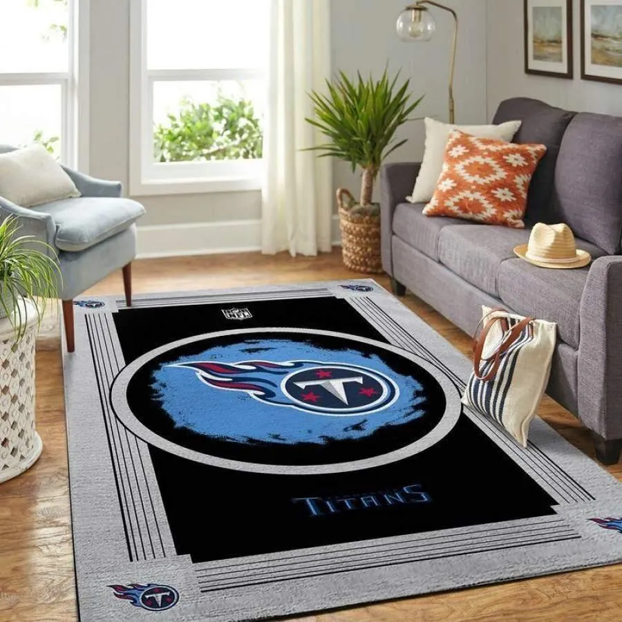 Tennessee Titans NFL Team Logo Carpet 19120729 Home Decor Area Rug Living 507XI-7095