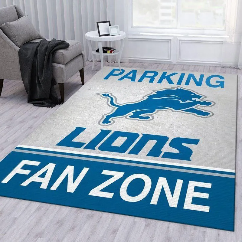 Detroit Lions Football NFL 14 Living Room Bed Room Rug Rug Regtangle 736AK-4604