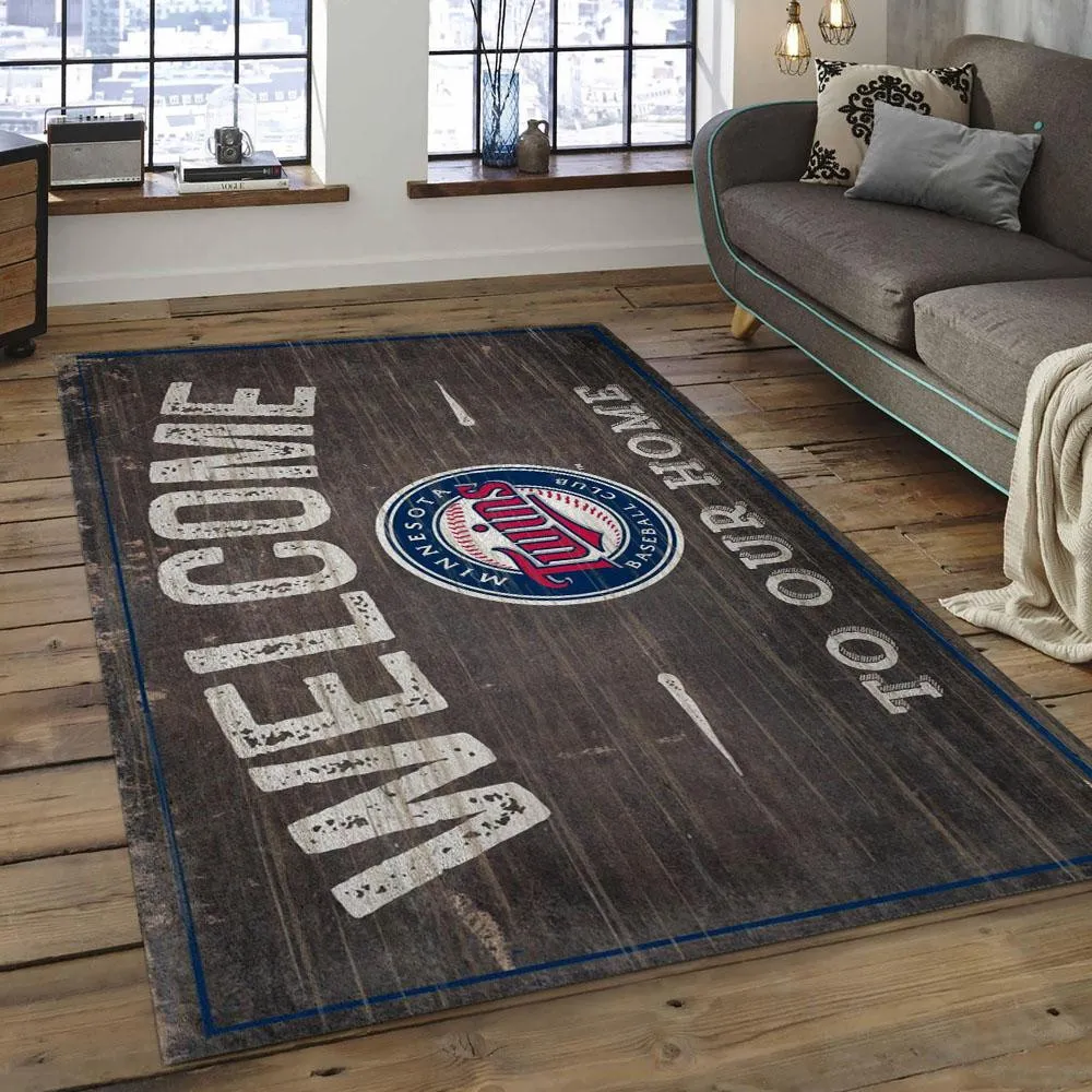 MLB Minnesota Twins Baseball Team Logo Rectangle Area 691GZ-9731