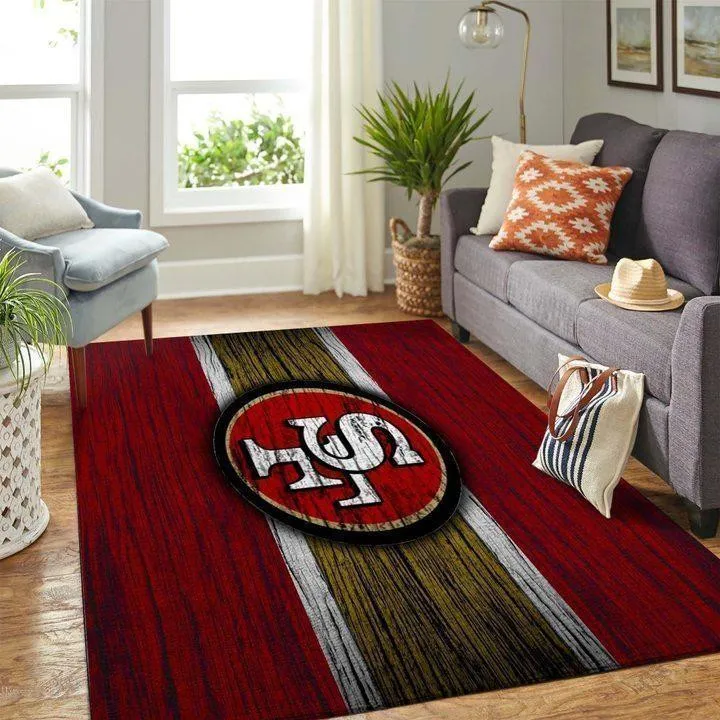 San Francisco 49ers NFL Football Carpet Living Room Rug Regtangle Carpet 306RK-2820
