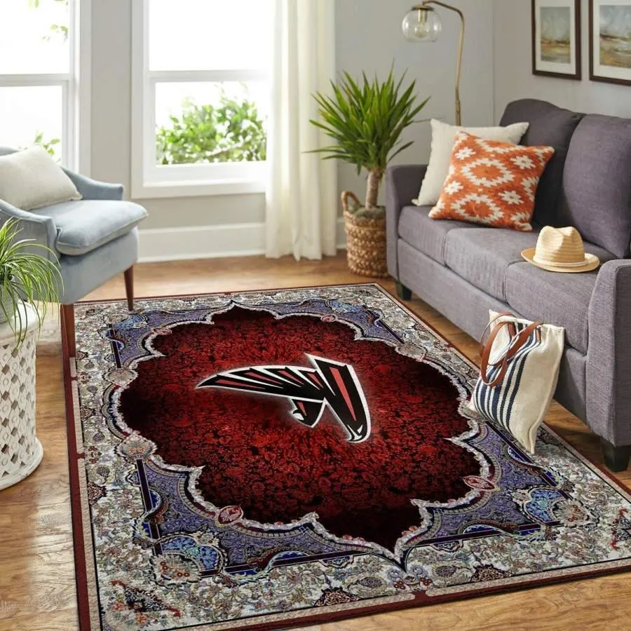 NFL Atlanta Falcons Team Logo Rug Living Room Rug Home Decor Area Rug 646UI-4018