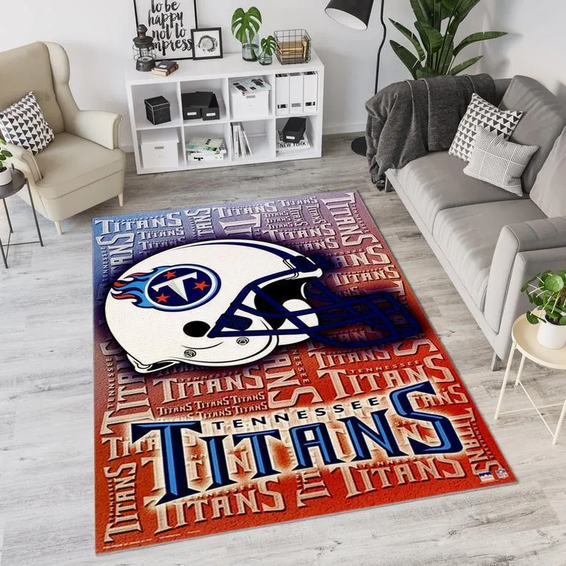 Tennessee Titans NFL Rugs Carpet Living Room Area Rug Home 452CC-2810