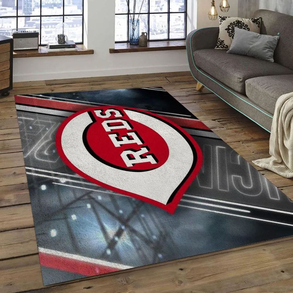 MLB Cincinnati Reds Baseball Team Logo Rectangle Area 842LJ-6446