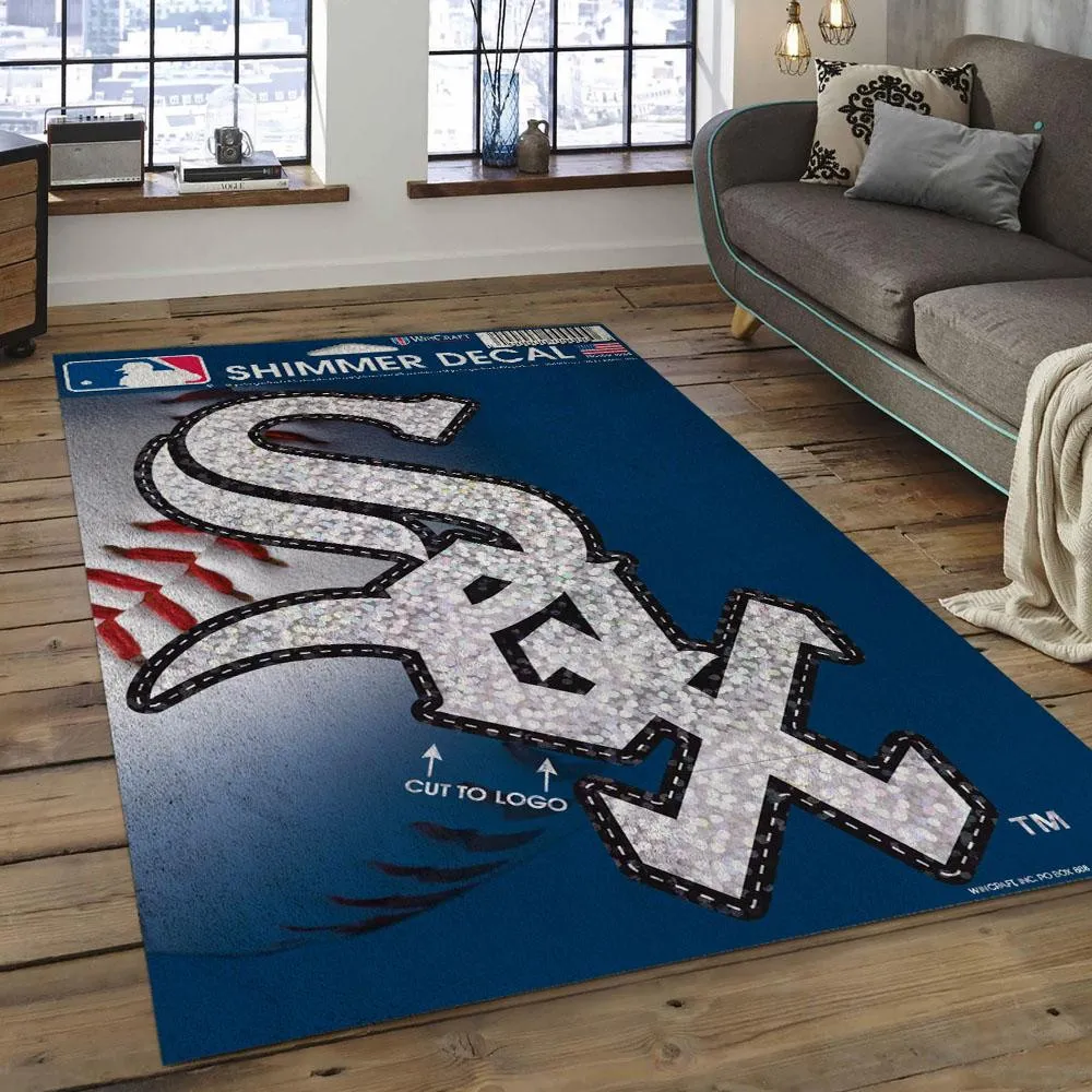 MLB Chicago White Sox Baseball Team Logo Rectangle Area 375YW-3183